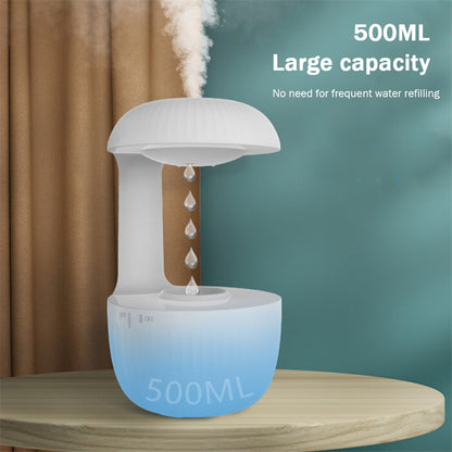 Humidificador de aire antigravedad, silencioso, de contracorriente, con gotas de agua levitantes, generador de niebla fría para aliviar la fatiga.
