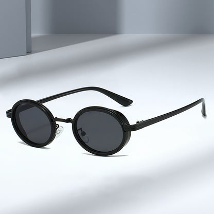 Nuevas gafas de sol retro ovaladas de moda de marco pequeño