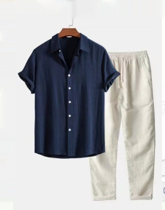 Camisa de moda para hombre traje ajustado delgado