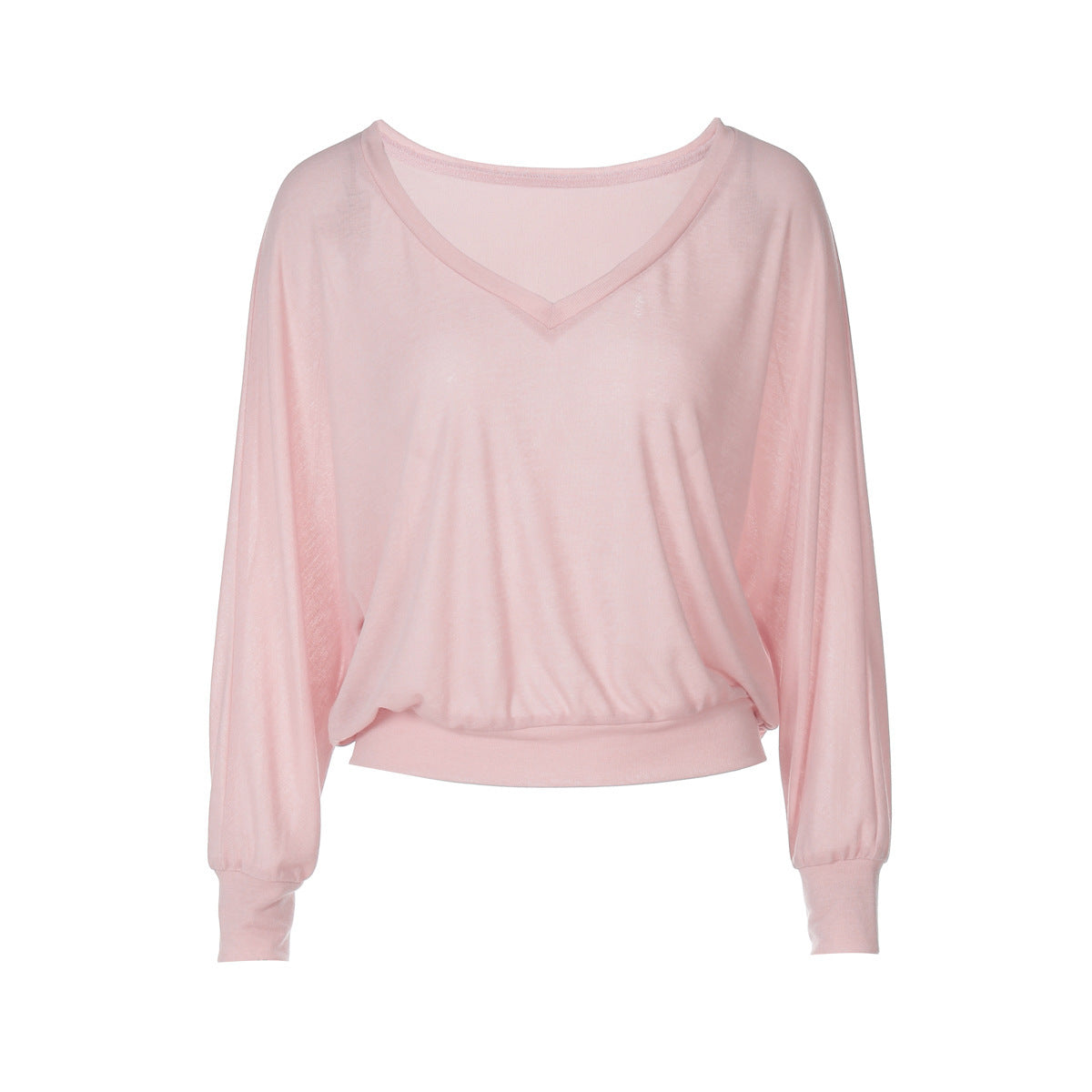 Women's See-through Waist-controlled Long Sleeves Top