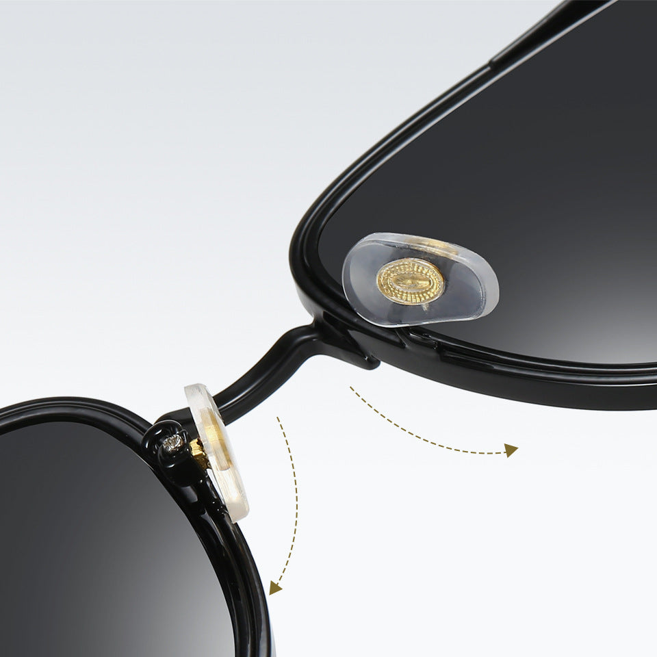 Gafas de sol para mujer Metal Vintage Square Steampunk