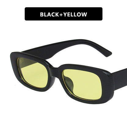 Gafas de sol de marco pequeño para mujer Gafas de sol rectangulares de moda