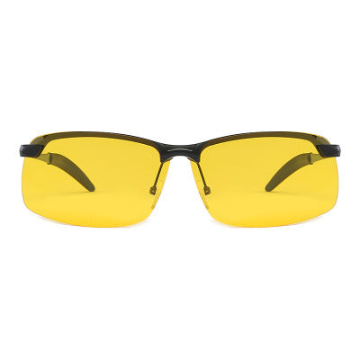 Visión nocturna polarizada del sol gafas de sol metálicas