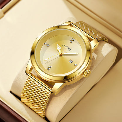 Men's Mesh Strap Watch Quartz Watch