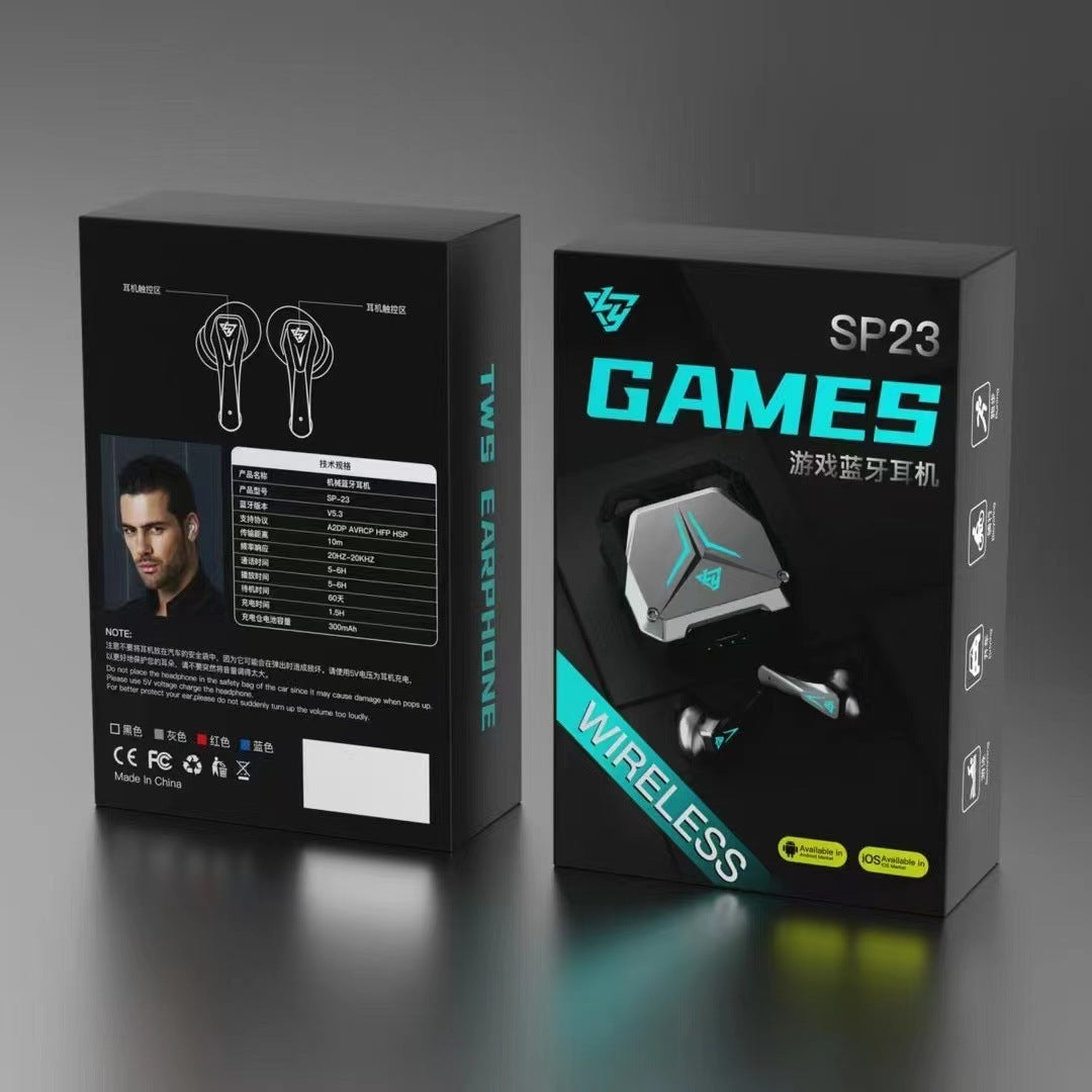 Audífonos Inalámbricos Bluetooth Mecánicos de Aleación de Zinc