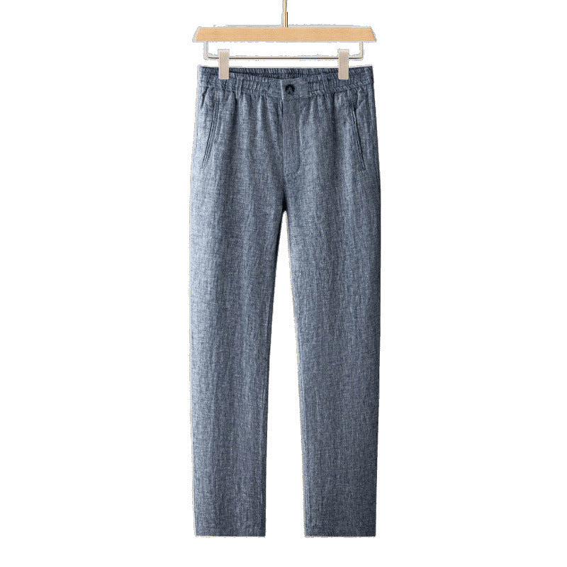 Traje de manga larga para hombres de lino