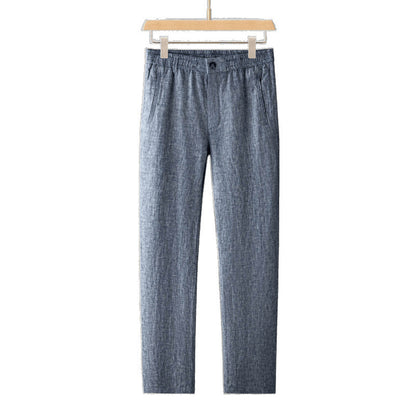 Traje de manga larga para hombres de lino