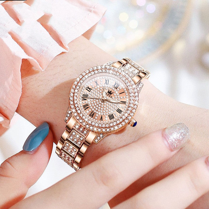 Reloj de mujer de moda de diamante