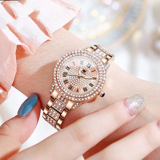 Reloj de mujer de moda de diamante