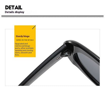 Pequeño marco redondo vintage Gafas de sol de moda simples de alta calidad - .