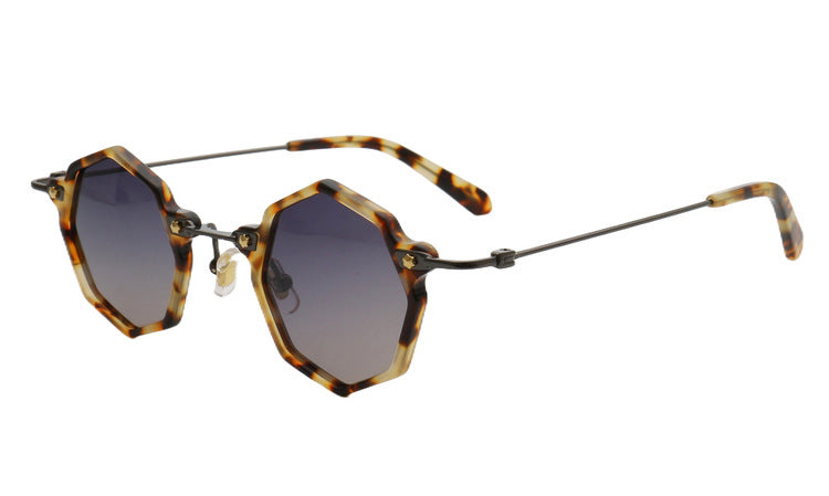 Gafas  retro, encuadre poligonales