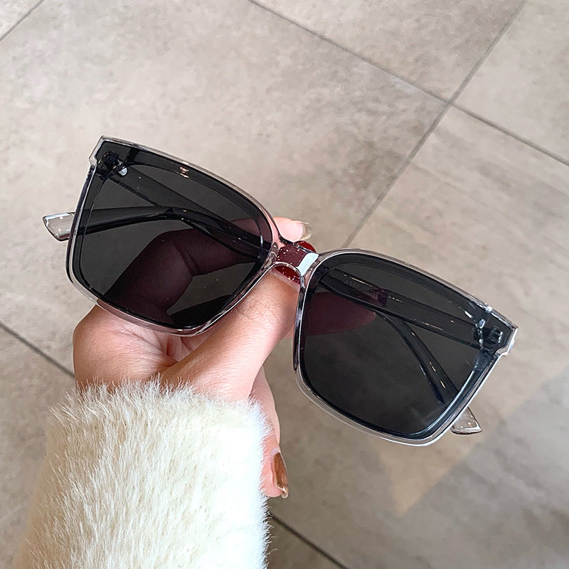 La calle de moda disparando grandes gafas de hip hop