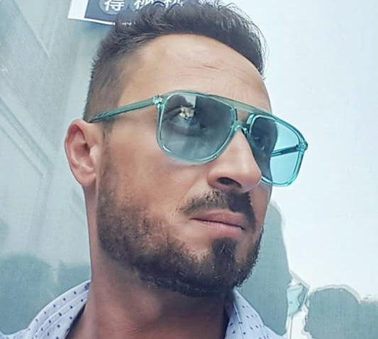 Nuevas gafas de sol de doble haz para hombres