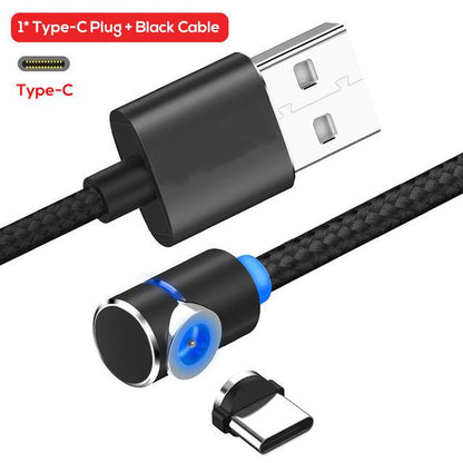 Cable Micro USB Magnético 360° — Cable de Carga Rotatorio para Teléfono