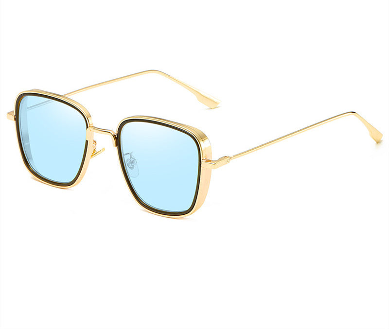 Gafas de sol para mujer Metal Vintage Square Steampunk