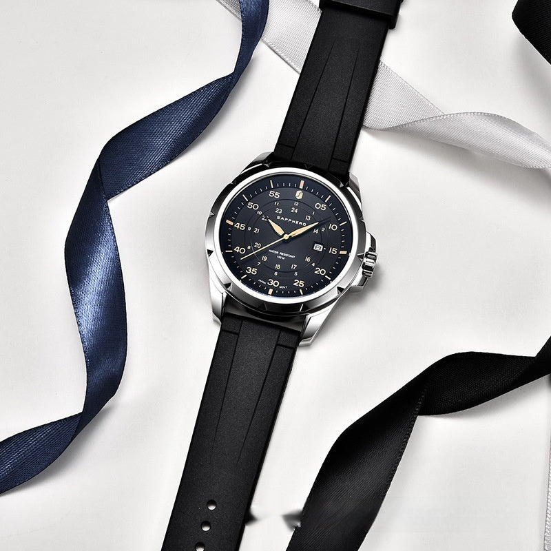 Reloj Juvenil de Cuarzo 520 – Silicona, Resistente al Agua, Ideal para Estudiantes y como Regalo para Novio